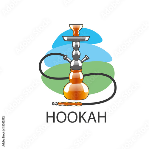 vector logo hookah