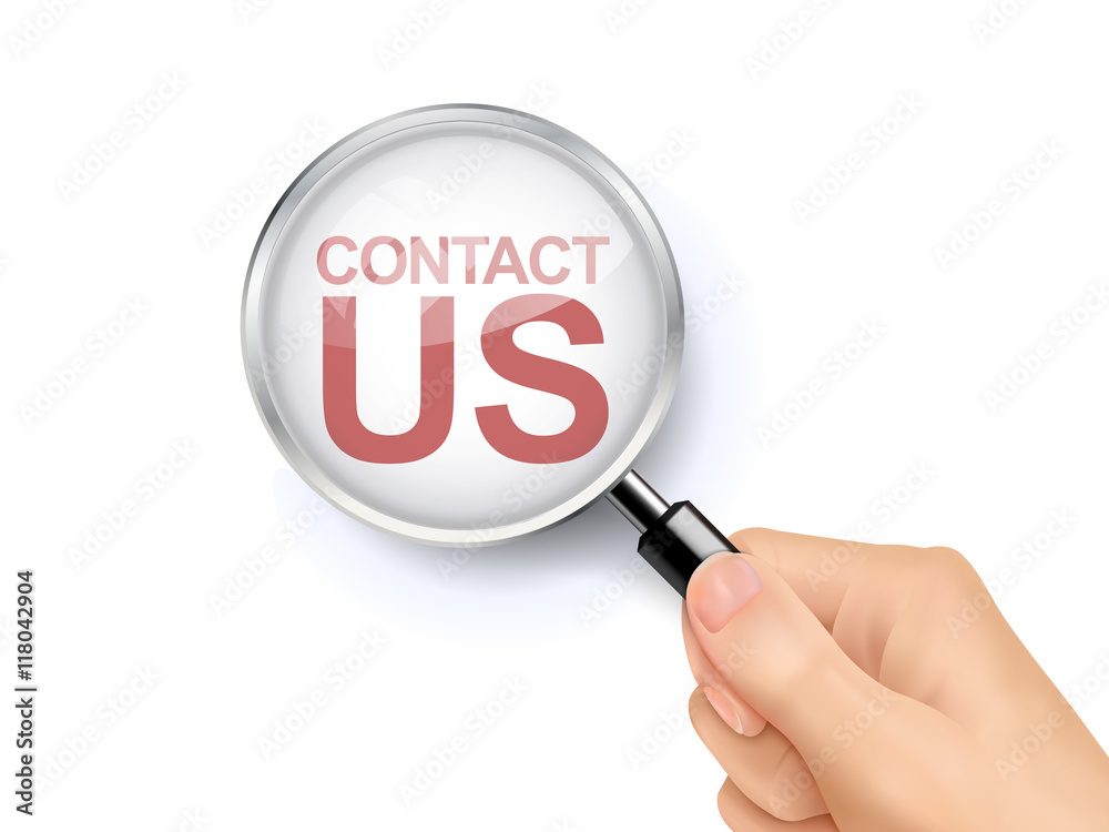 magnify glass of contact us magnify glass of contact us