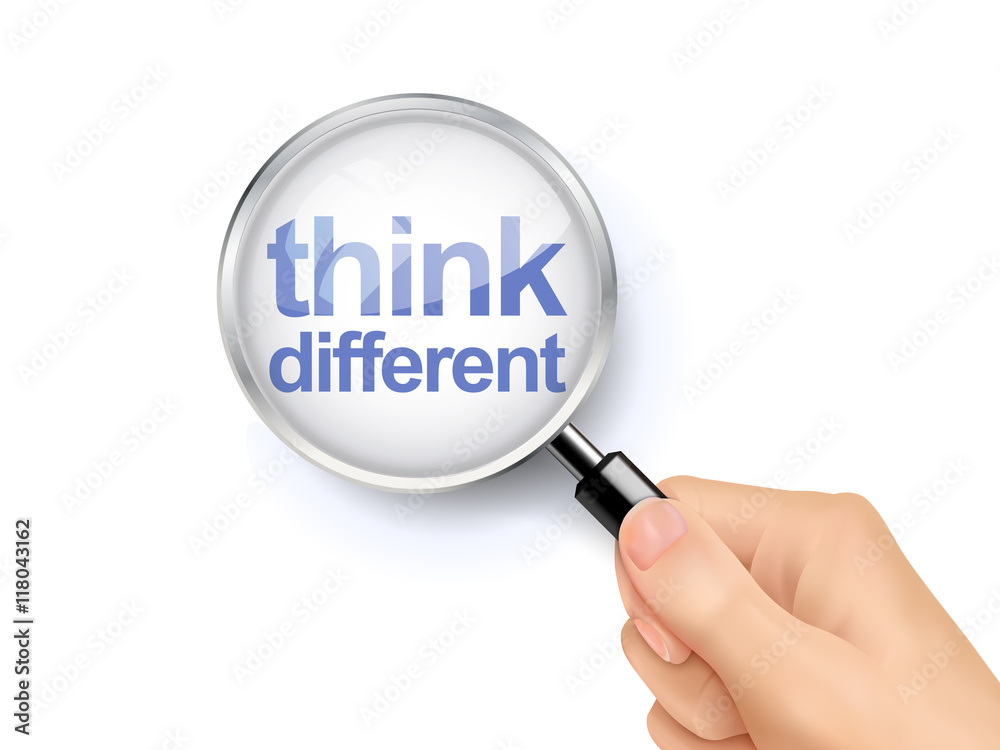 magnify glass of think magnify glass of think