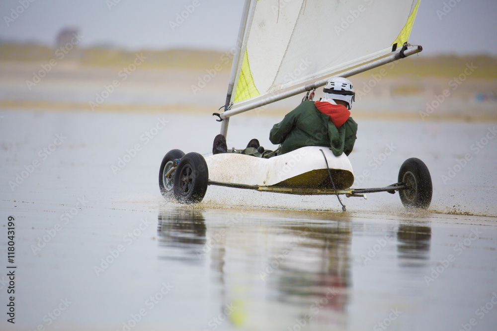 Fototapeta premium Plaisir extrême à marée basse