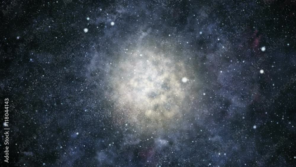 Journey into the galaxy seamless loop