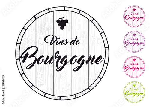 Tonneau Vins de Bourgogne