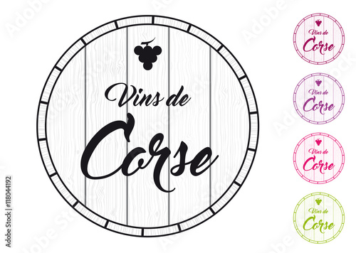 Tonneau Vins de Corse