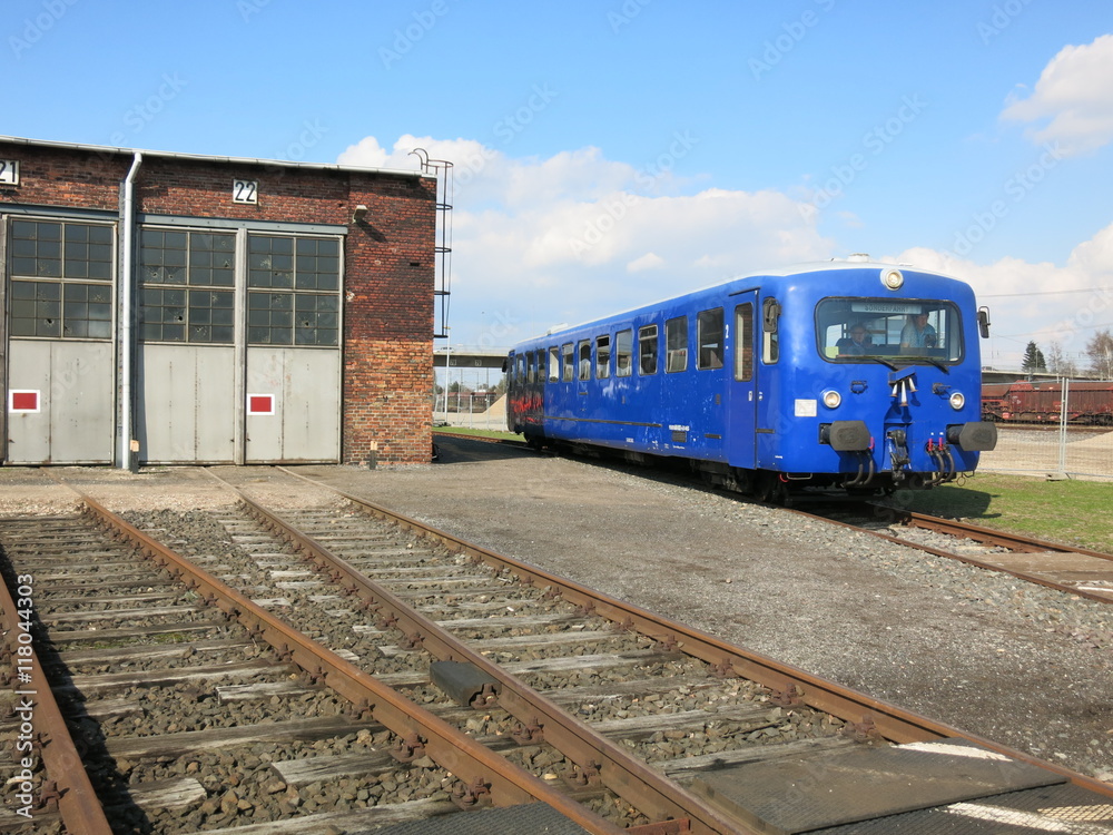 Obraz premium Triebwagen im Bw