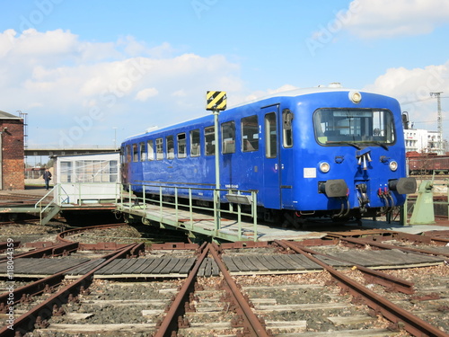 Triebwagen im Bw