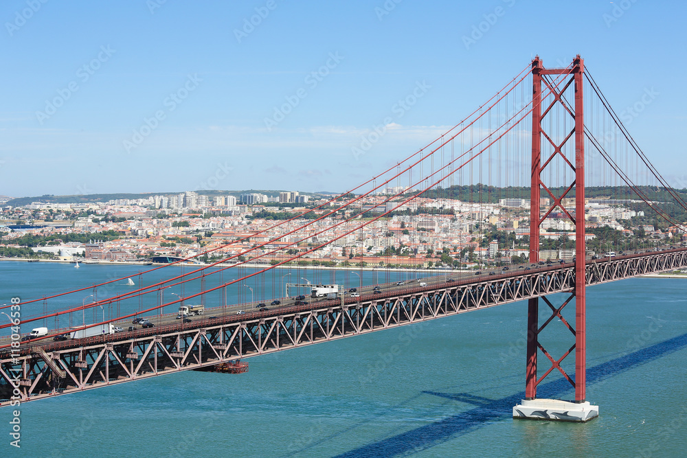 Ponte 25 de Abril in Lisbon, Portugal