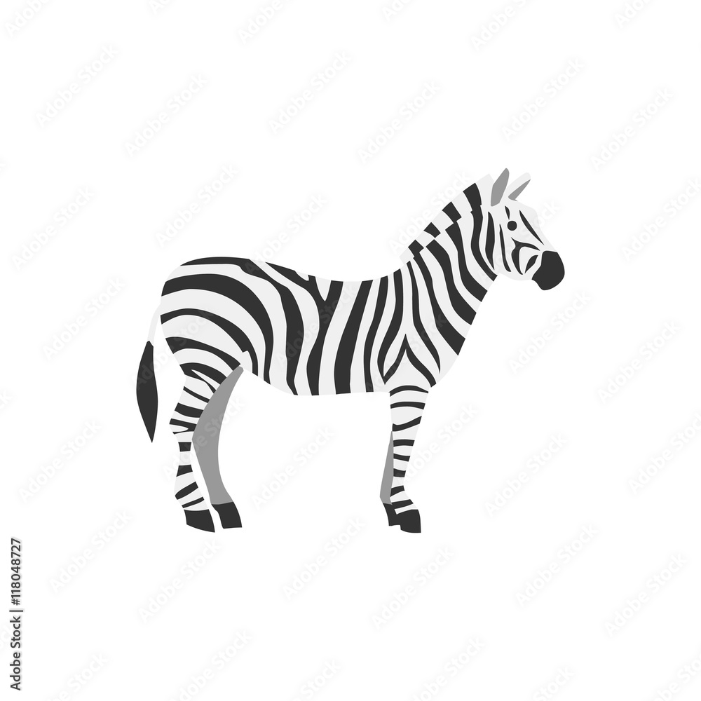 zebra icon Stock Vector | Adobe Stock