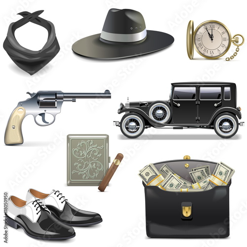 Vector Gangster Icons