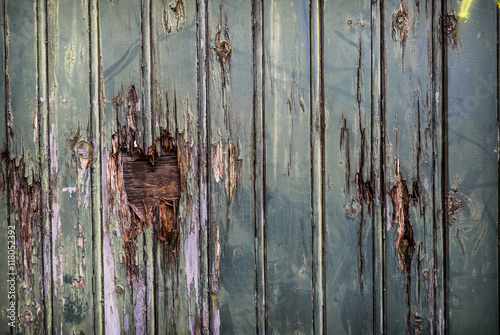 Fotografie Rotten Wood Grunge