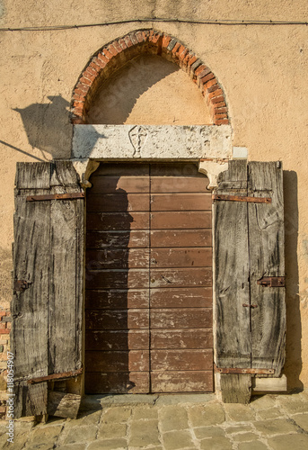 Doorway in Montemerano, Tuscany