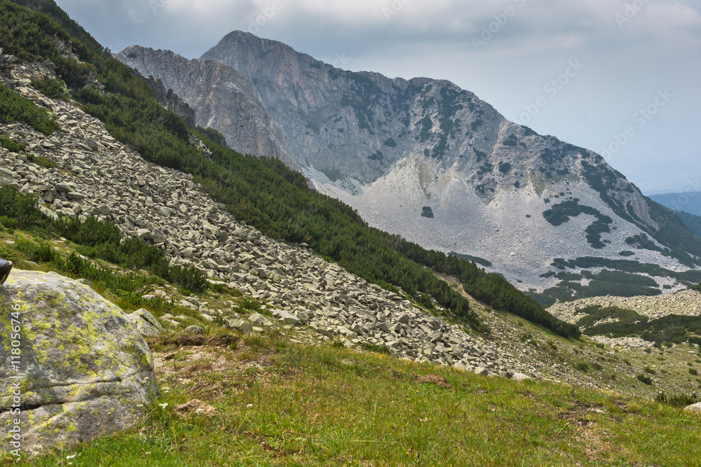 Sinanitsa peak, view from Sinanishka pass,  Pirin Mountain, Bulgaria