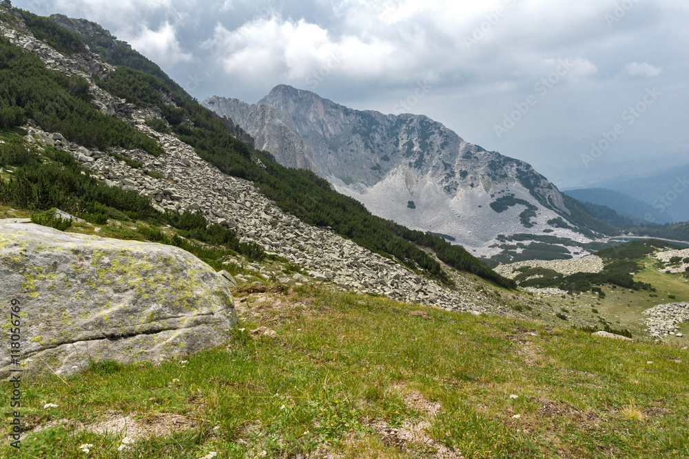 Amazing view of Sinanitsa peak from Sinanishka pass, Pirin Mountain, Bulgaria Amazing view of Sinanitsa peak from Sinanishka pass, Pirin Mountain, Bulgaria
