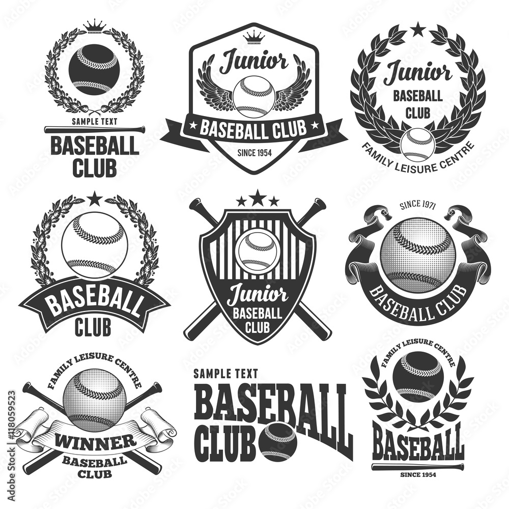 Baseball Club Emblems