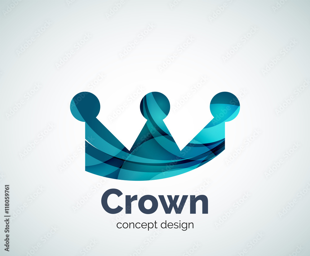 Crown logo template Crown logo template