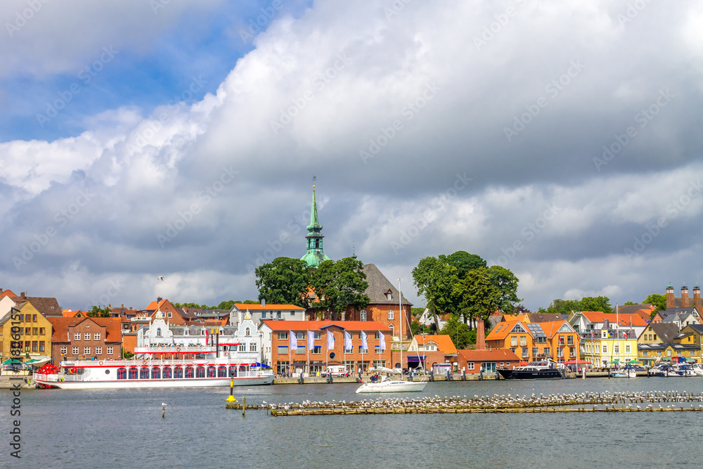 Fototapeta premium Kappeln, Altstadt