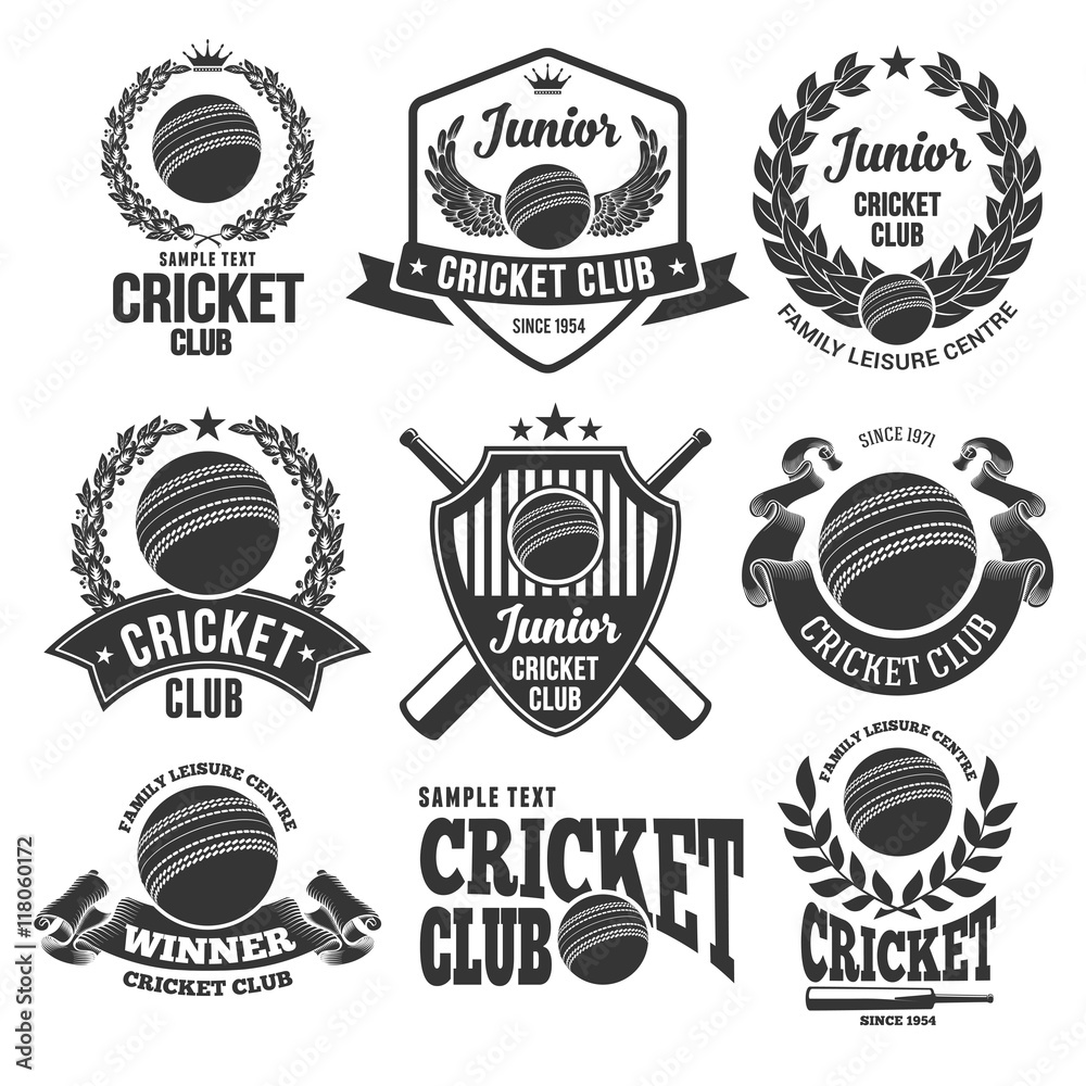 Cricket Club Emblems