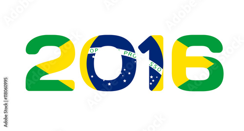 Rio 2016 Brazil Games Abstract Colorful Background