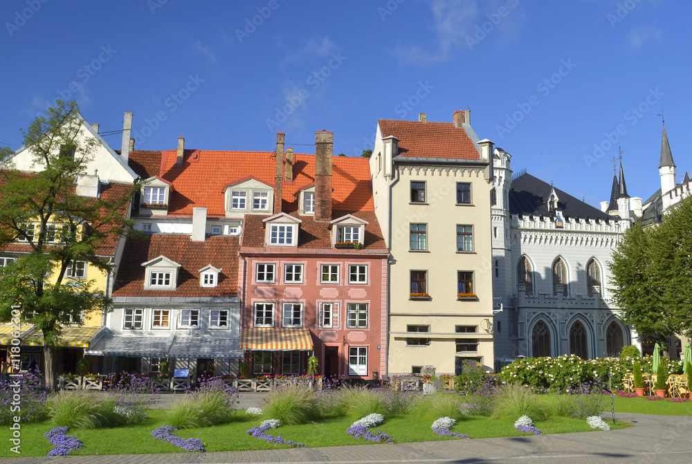 Livu square is a major tourist sightseeing of old Riga. Once, the square was a site of the ancient Riga River that was important shipping route for transporting Latvian grain up to the 16th century