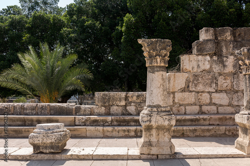 Bild auf Leinwand Antike Synagoge Capernaum - Israel