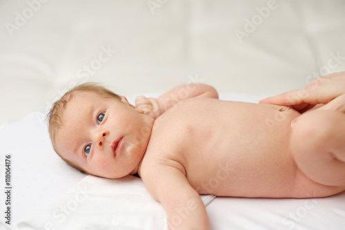 Newborn baby massage