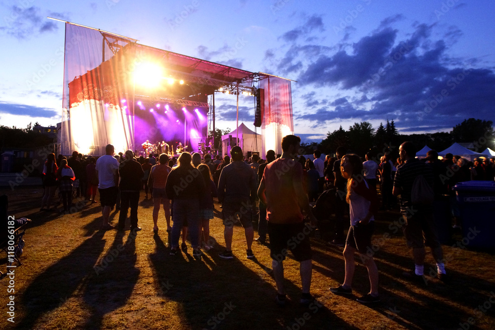 custom made wallpaper toronto digitalOutdoor concert