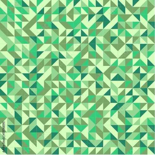 Grüne Dreicke nahtloser Hintergrund