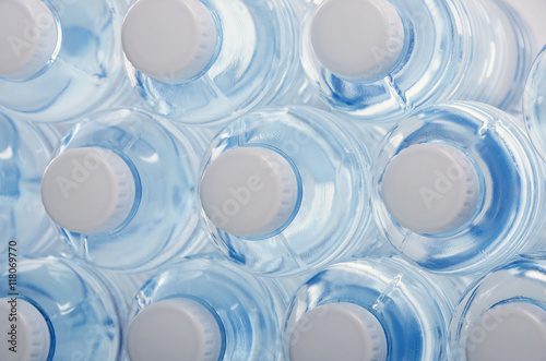 Water in the bottles. Health.