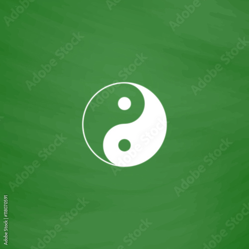 Ying yang symbol of harmony and balance