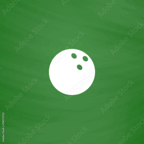 Bowling ball Vector illustration