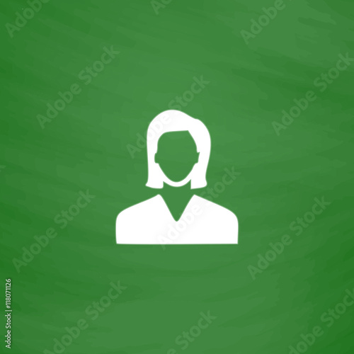 Woman avatar profile picture icon