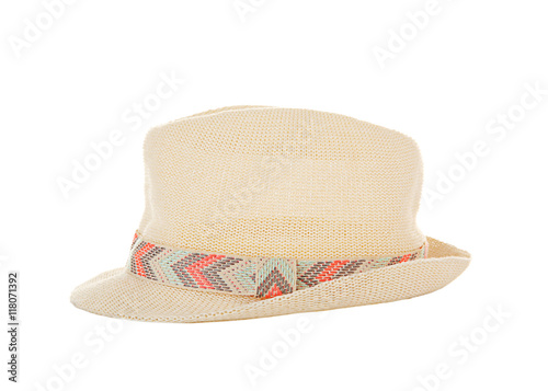 Hat from sun, isolated on white