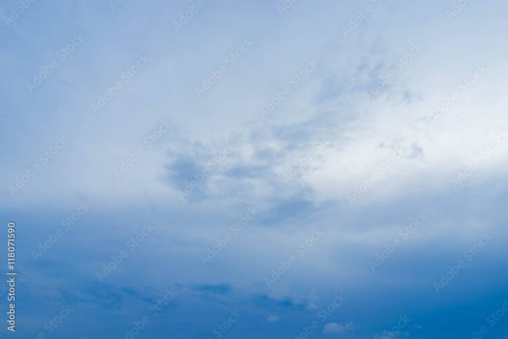 blue sky and clouds sky