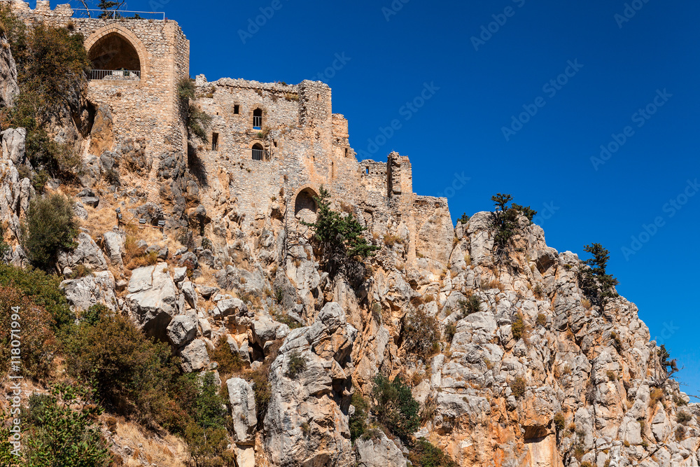 The Saint Hilarion Castle in North Cyprus.