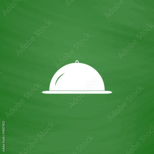 Restaurant cloche icon