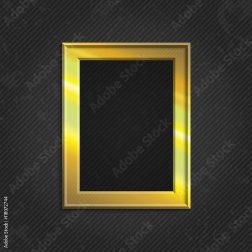 Gold modern picture frame