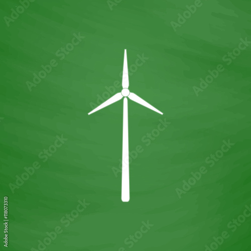 windmill flat icon