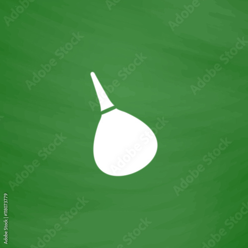 Medical clyster icon.