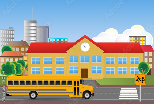 school building