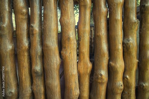 wooden fence