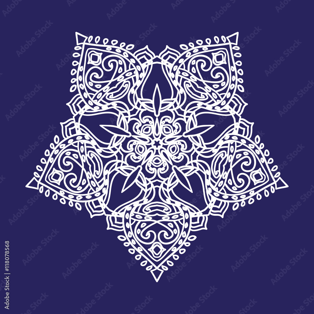 Mandala. Beautiful ornament. Vintage pattern. For your design.