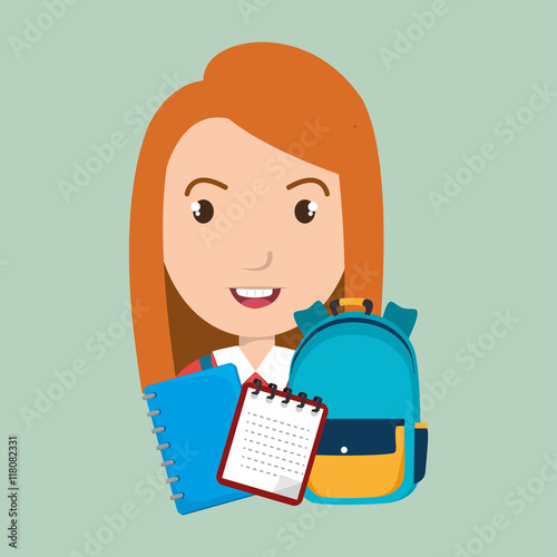 bag student notebook notepad