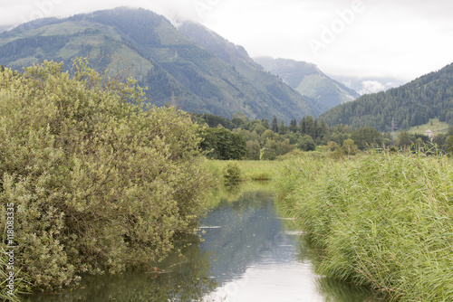 Fototapeta Naklejka Na Ścianę i Meble -  Creek with Mountains