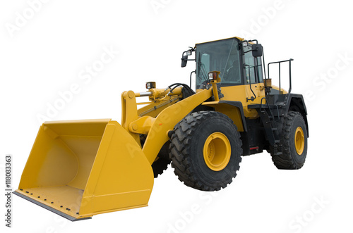 Wheel loader. Loading machine aggregates. Vertical-Lift Loader