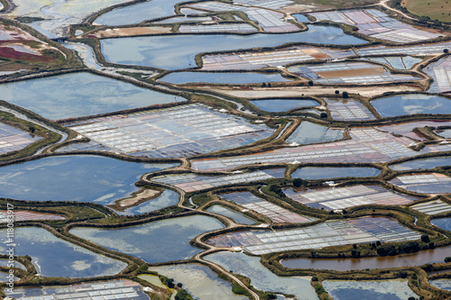 Guérande, Salt Marshes from above
