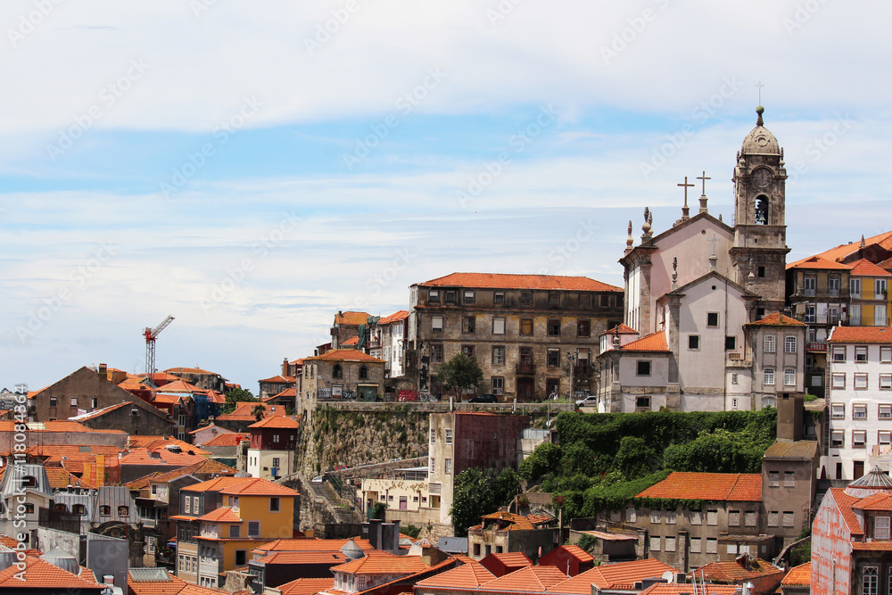 View of old town of Porto, Portugal