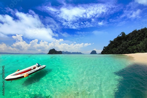  The paradise island in Trang Province , Thailand © jaturunp