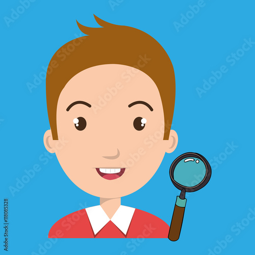 child chat student school vector illustration graphic