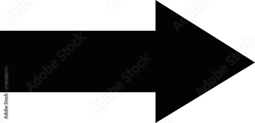 Black arrow forward photo