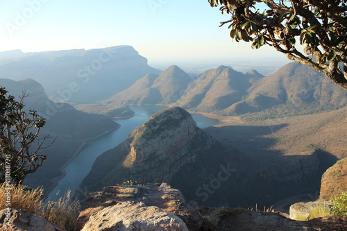 Blyde River Canyon in Mpumalanga during the late afternoon