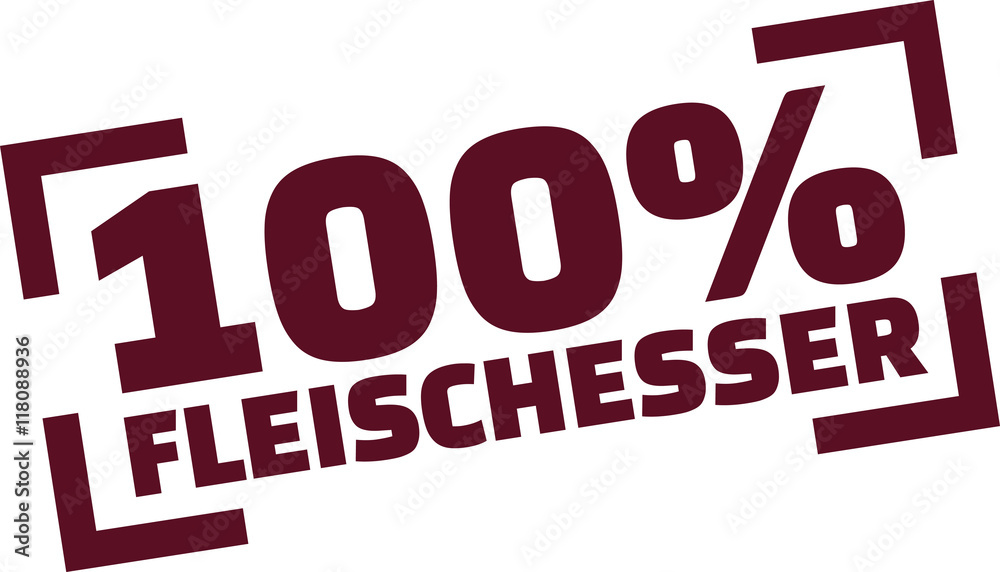 100 percent meat eater stamp - german 100 percent meat eater stamp - german